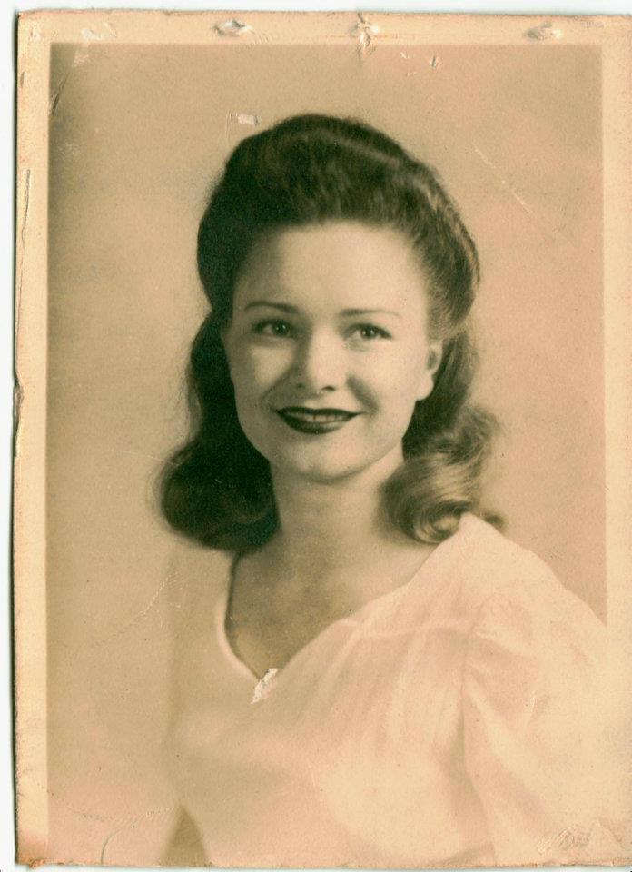 Geneva Barnett, likely on her wedding day.